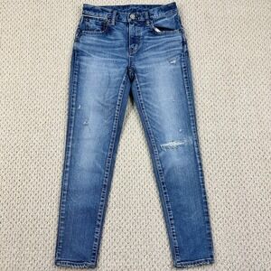 Moussy Vintage Jeans Fits Womens 26x26 Blue Distressed Denim Howa Japan Made